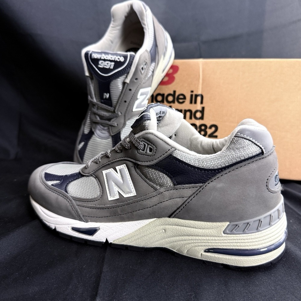 New Balance 991 Men's Made‎ in England M991GNS Size 8.5 Castlerock Navy Athletic